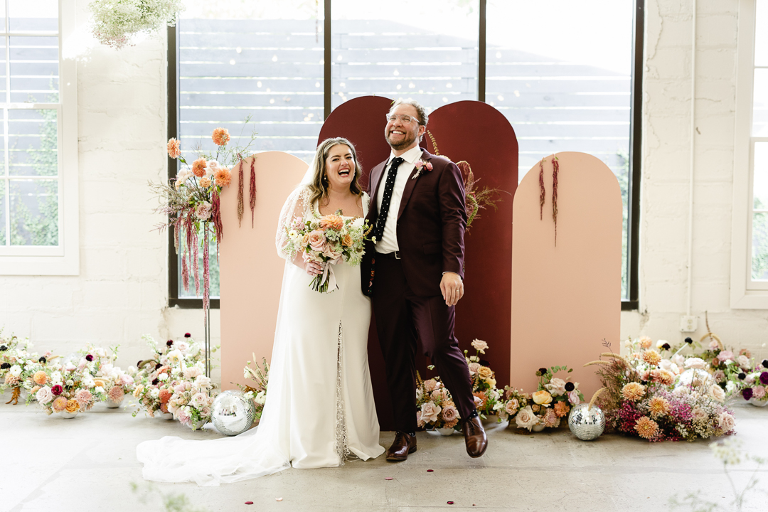 The Florals Were The Star Of This Upstairs Atlanta Wedding