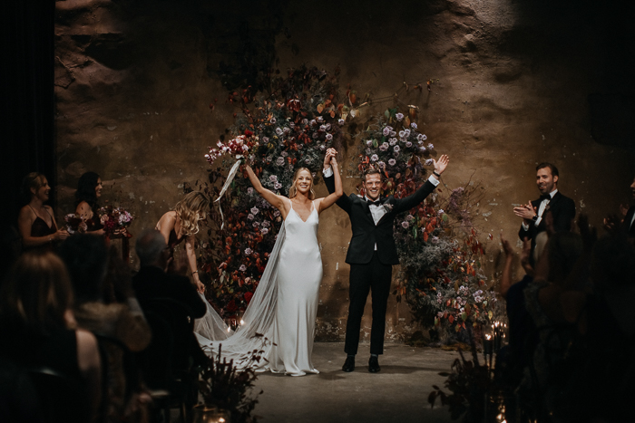 Edgy And Romantic Fermenting Cellar Wedding