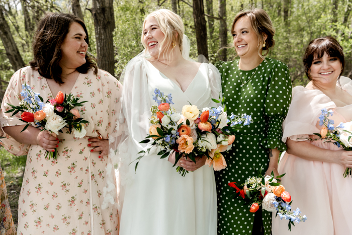 Wes Anderson Garden Party Backyard Wedding | Junebug Weddings