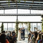 Romantic 74Wythe Wedding Complete With Epic Views of the NYC Skyline
