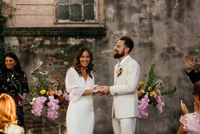 Quintessential Colorful New Orleans Wedding At Race and Religious