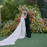 This Bold Villa Woodbine Wedding Incorporated Italian Touches & Miami Flair