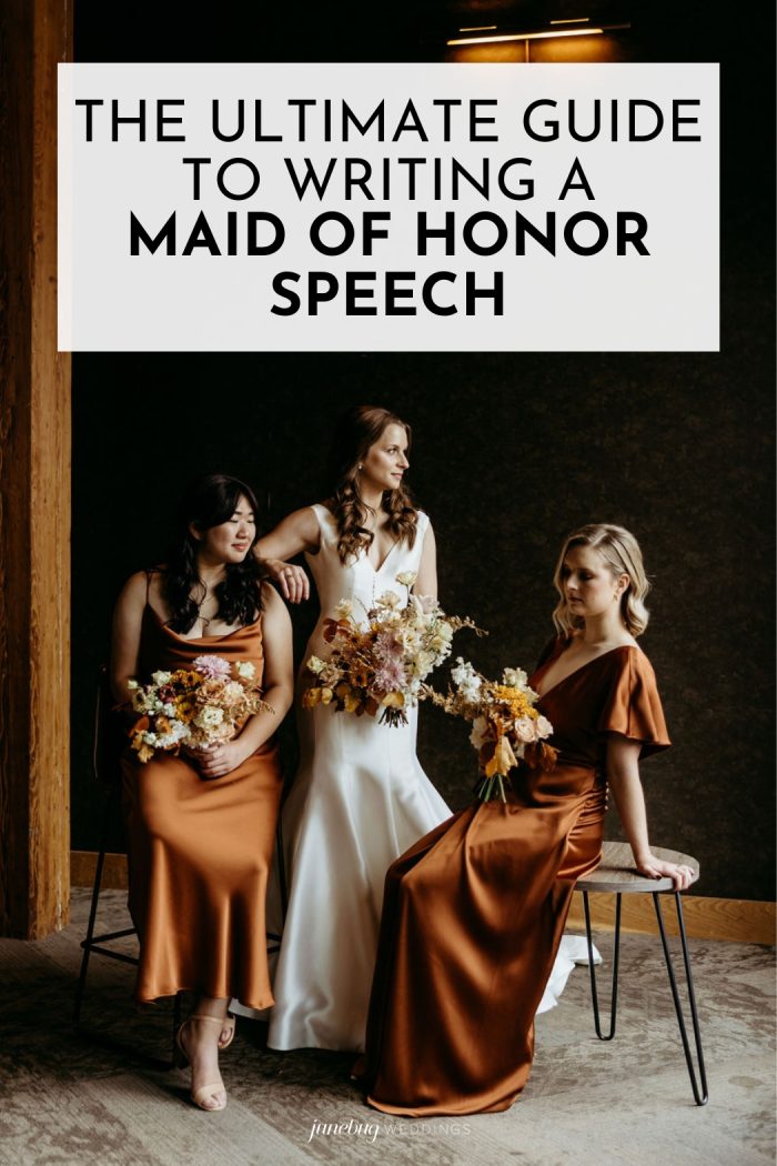 how to write a speech as maid of honor