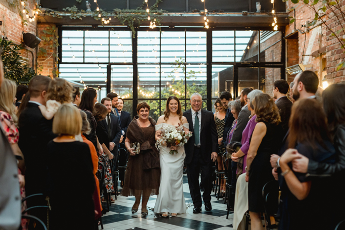 Romantic Wythe Hotel Wedding Overflowing With Flowers