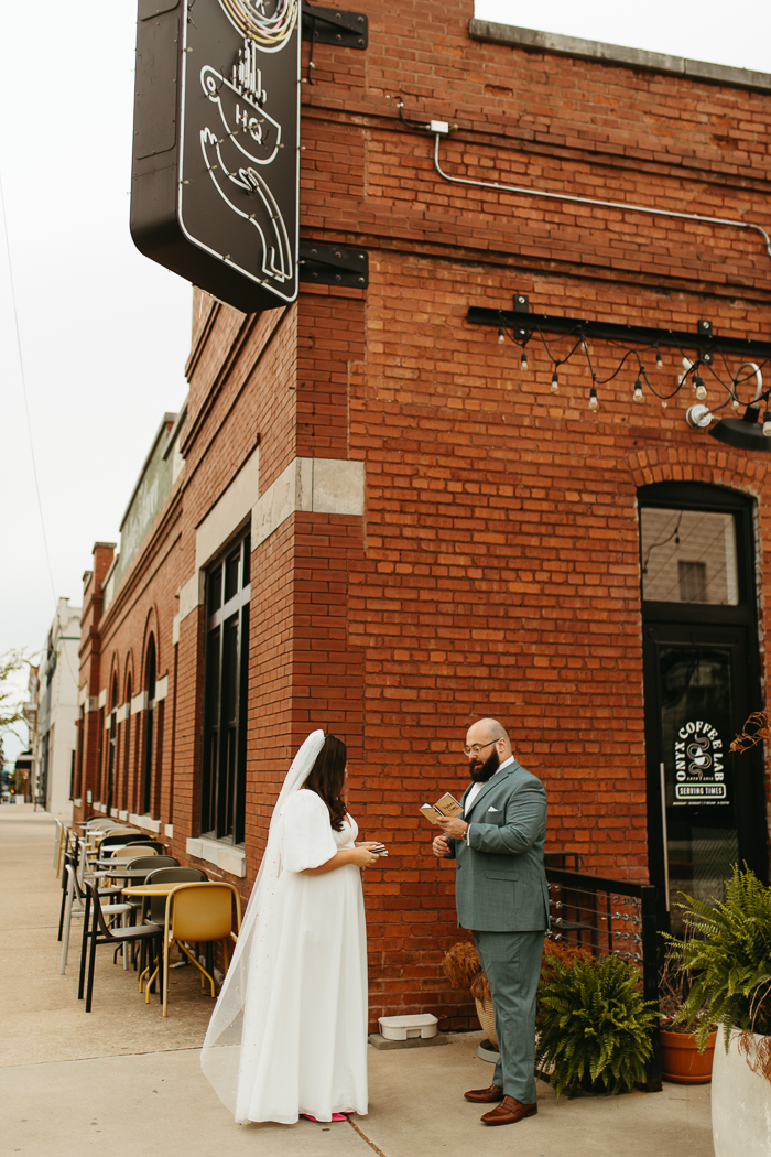 Bold Disco Ball Filled Onyx Coffee Lab HQ Wedding