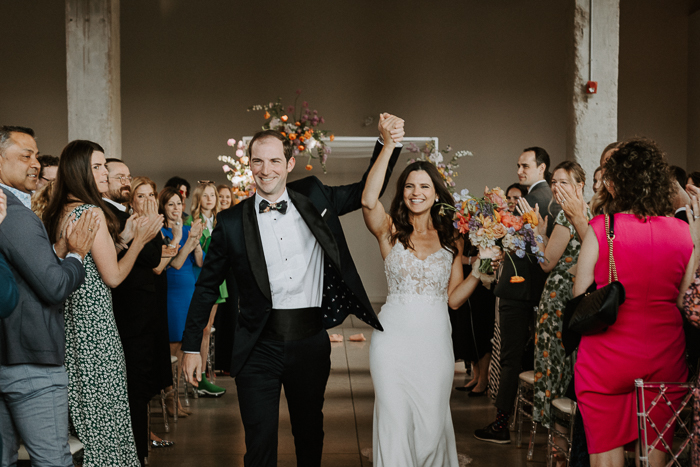 Colorful & Disco Ball-Filled Symes Wedding