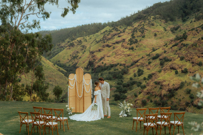 Whimsical & Boho Waialua Valley Farms Wedding Inspiration Shoot