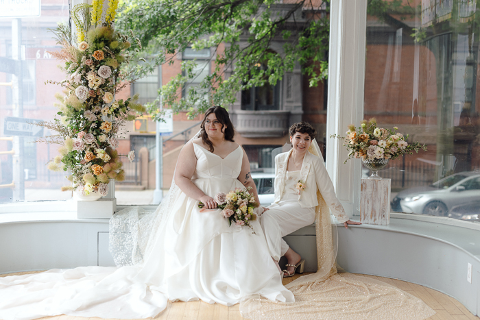 Whimsical Atrium 82 Wedding Inspiration Shoot With a Pastel Color Palette