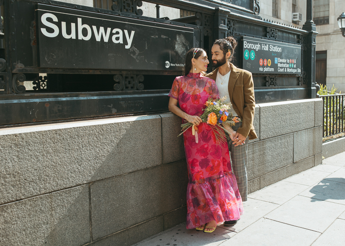 Colorful and Bold Brooklyn New York Elopement Inspiration