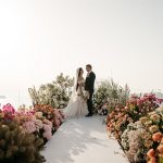 Romantic Cliffside Cavo Ventus Wedding Full of Whimsical Florals