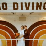 Funky and Intimate Dive Motel Micro Wedding