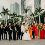 Vibrant and Tropical Perez Miami Art Museum Wedding