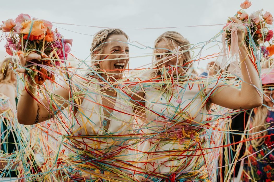 brides after saying i do