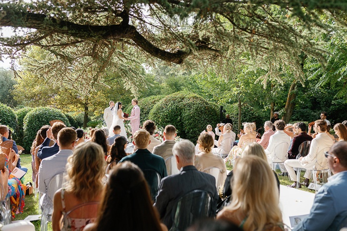 Garden Ceremony and Michelin-Star Dining in this Piedmont Italy Wedding