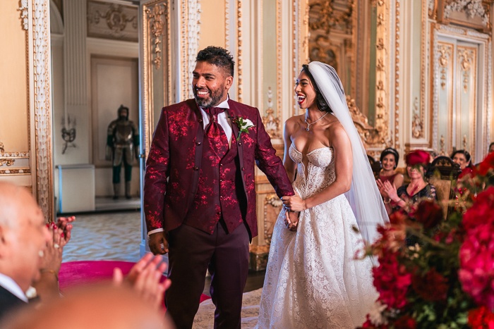 Versailles Elegance and Maltese Culture Collide in This Palazzo Parisio Wedding