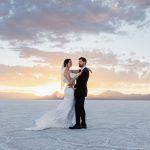 Otherworldly Beauty in This Bonneville Salt Flats Wedding Ceremony