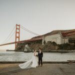 Fall Wedding at Cavallo Point Lodge with a Golden Gate Bridge Cameo