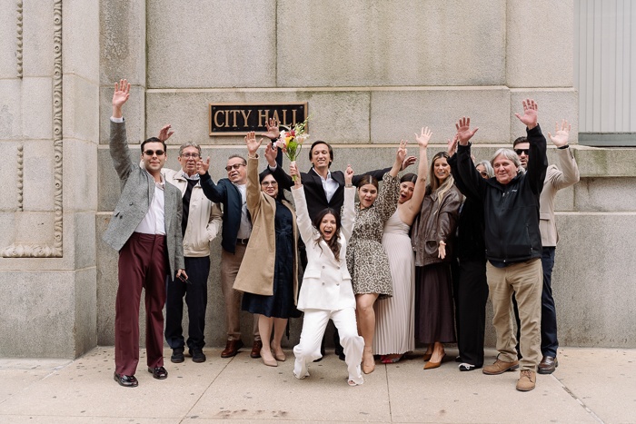 Step Into Downtown Chicago for This City Hall Wedding | Junebug Weddings Step Into Downtown Chicago for This City Hall Wedding | Junebug Weddings