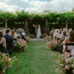 Romantic Color and Historic Charm at this Garden Party Wedding at Curtis Arboretum