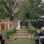 A Rustic-Meets-Garden Party Fall Wedding at The Inn at Fernbrook Farms