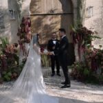 Burgundy Blooms, Crystal Chandeliers, and Custom Couture: A Sicily Destination Wedding Draped in Old-World Romance