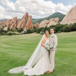 A Sky Blue Summer Wedding Among the Red Rocks of Arrowhead Golf Course
