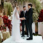 A Burgundy Botanical Wedding Meets Contemporary Design at Casa de Sierra Nevada