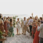 A Barefoot Beach Wedding at Golden Hour in Nosara, Costa Rica