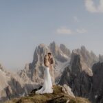 A Dolomites Elopement That Started at Lago di Braies and Ended With a Helicopter Mountaintop Picnic