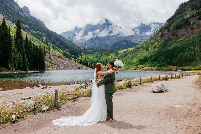 A Maroon Bells Ceremony and Snowmass Reception: A Quintessentially Colorado Mountain Wedding
