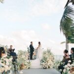 This Chinese Wedding in Mexico Brought Pastel Bridgerton Vibes to the Shores of Cancún