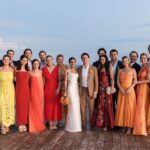 A Vibrant Citrus Color Palette at This Etéreo Kanai Riviera Maya Wedding