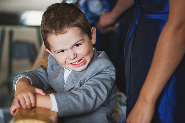adorable wedding photo of little boy by Fran Chelico, British Columbia wedding photographer | via junebugweddings.com